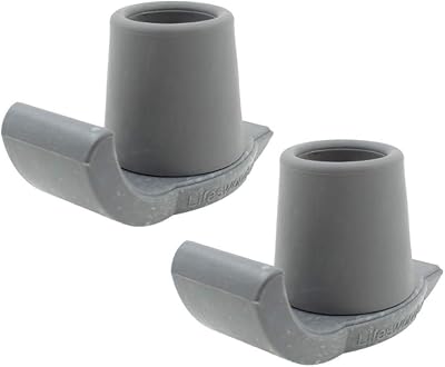 Lifeswonderful Zimmer Walker Glides Skis with Ferrules 25mm Pair