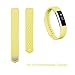 AK for Fitbit Alta Bands, Replacement Bands for Fitbit Alta/Alta HR with Metal Clasp（Yellow,Small）