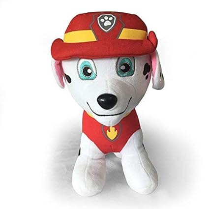 HT TOYS 25cm Red Dog Animation Dolls Plush Toys Soft Stuffed Toy