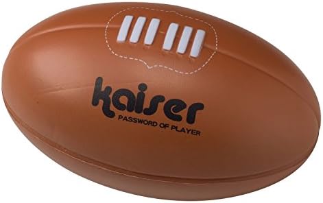 Kaiser カイザー Pu ラグビー ボール Kw 429 ボールネット付 中空ボール 球技 レジャー ファミリースポーツ