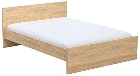 INFINIKIT Haven Bett 140 x 200 cm - goldene Eiche Optik