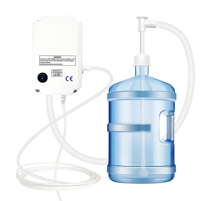 CHAGEE Bomba Dispensadora de Agua, 110V 40psi, 1 Galón por Minuto, para Garrafón de 19 litros (5 Galones) o 11 litros (3 Galones), Uso en Hogar/Oficina, Cocina, Refrigerador o Máquina de Café