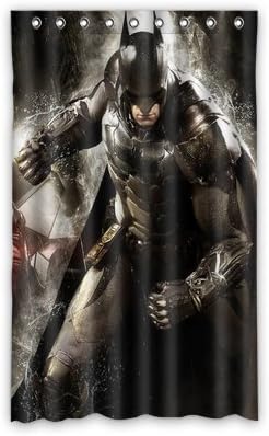 Personalized Custom Batman Arkham Knight Window Curtains/Drape/Panels/Treatment Thermal Insulated Blackout Window Curtains 52" x 84" Inch