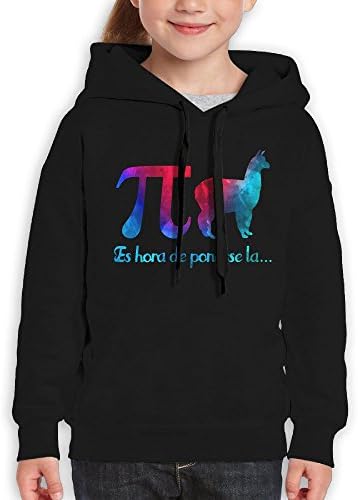 Hidassi Funny Llama PI Pijama Unisex Hipster Hooded Sweatshirts Cotton Pullover Hoodies S