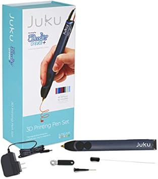 Amazon Com Juku 3doodler Create 3d Printing Pen Steel Blue Office Products