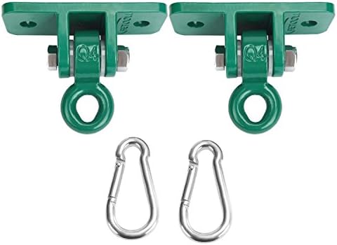 BETOOLL 2400 lb Capacity Heavy Duty Swing Hangers for Wooden Sets Playground Porch Indoor Outdoor & Hanging Snap Hooks