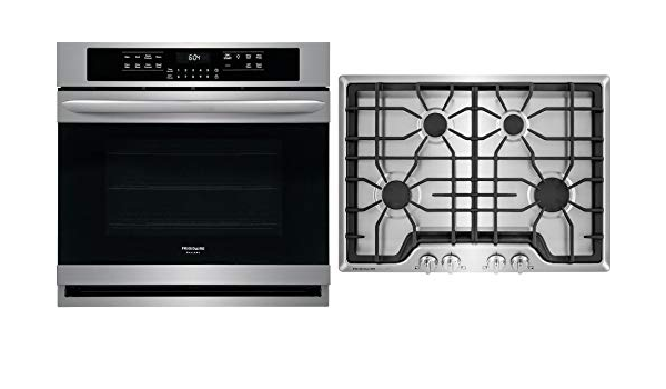 Amazon.com: Frigidaire FGEW3066UF - Juego de 2 accesorios de cocina con  horno eléctrico de 30 pulgadas y cocina de gas natural FGGC3045QS de 30  pulgadas en acero inoxidable : Electrodomésticos
