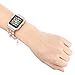 Ritastar for Apple Watch Band Bracelet with Case 38mm Women Jewelry Elastic Luxury Beaded Charm for iWatch Wristband Strap Series 3/2/1/Sport Edition Pink