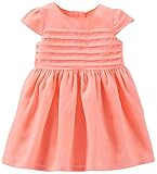 Carter's Baby Girl's Crepe Pintuck Dress