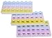ChezMax Outdoor Weekly Pill Organizer Three-time-a-Day Pill Organizer Pill Dispensers Pill Kit English