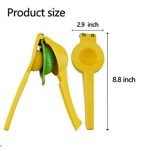 XelparucTS Manual Citrus Press Juicer Lemon Lime Squeezer Citrus Peeler lemon clip juice extractor - Thumbnail 6