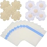 MIILYE Breast Lift Tape+Nipple Covers Petal Concealer Waterproof Invisible Boobtape Lifting Pasties Stickers Tape Bra for Cup A B C D