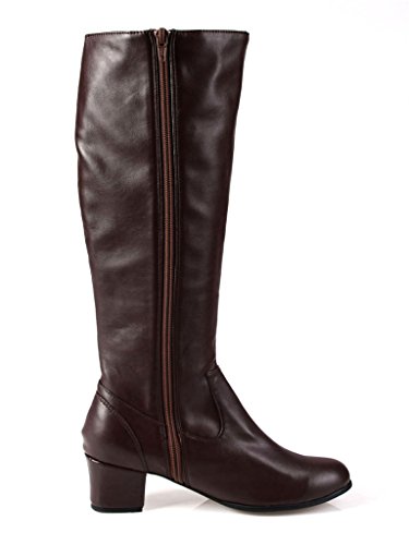 Mtxc Women's Final Fantasy£ºType-0 Cosplay Sice Uniform Shoes Brown - Image 6
