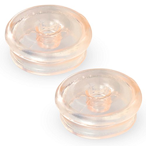 Vacuum Penis Pump LeLuv Sleeves Soft TPR 1.75 to 2.25 Inch Beige 2-Pack