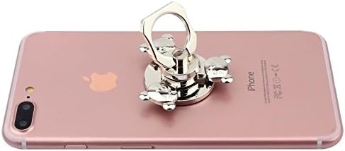 BEAR Multifunction Metal Fidget Spinner with Mobile Phone Ring Stand, Smooth and Well Balanced Spin, Best Stress Reducer for Kids and Adults, Compatible with all Cell Phone and Tablets