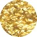Edible Glitter Flakes, Metallic Gold, 1 Ounce