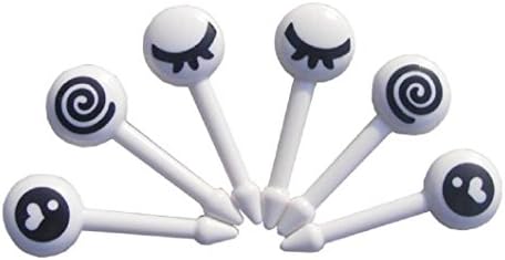 Fruit Forks, Aribelly Cute eye easy to sign Mini Fruit Fork cartoon children fruit