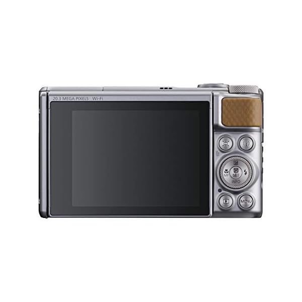 Canon PowerShot SX740 HS Digitalkamera (20,3 MP, 40-fach optischer Zoom, 7,5cm (3 Zoll) Display, DIGIC 8, 4K Ultra HD, HDMI, WLAN, Bluetooth, Blendenautomatik, Zeitautomatik), silber – Bild 8