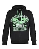 ecko unltd. MMA Men's Wrecking Crew Full Zip Hoodie Real Black Small
