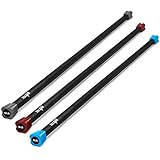 Yes4All Weighted Exercise Bar/Weighted Workout Bar â€“ Set of 3 Weighted Bars 5lbs, 8lbs, 12lbs â€“ Great for Physical Therapy, Aerobics & Yoga
