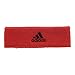 adidas Interval Reversible Elastic Sweat Headband for Men and Women Discontinued, Hi-res Red/Black, One Size
