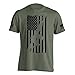 Dion Wear Men's Short Sleeve Graphic T-Shirt, Rifle Flag, Green, XX-Large
