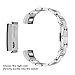 CUZOW for Fitbit Alta Band Women Men, Stainless Steel Metal Wristband Adjustable Replacement Band for Fitbit Alta/HR Silver