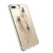 Speck Products Presidio Clear + Print Cell Phone Case for iPhone 7 Plus - Showyfeather Gold/Clear