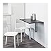 Ikea BJURSTA drop-leaf table, 35 3/8x19 5/8
