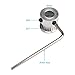 3D Printer Timing Belt Pulley, DROK 5PCS Aluminum GT2 Timing Belt Pulley 20 Teeth Bore 8mm Width 6mm and Wrench for RepRap 3D Printer Prusa i3