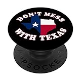 Don't Mess With State Outline and Flag Texas