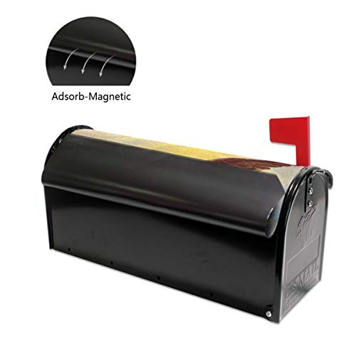 Naanle Bald Eagle American Flag Magnetic Mailbox Cover, 4th July Independence Day Mailbox Wrap Home Decorative Large Size 25.5”(L) x 20.8”(W) - Thumbnail 4