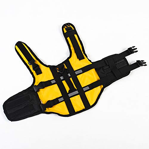 PinShang Pet Dog Breathable Reflective Safety Vest for Surfing Swimming Green L