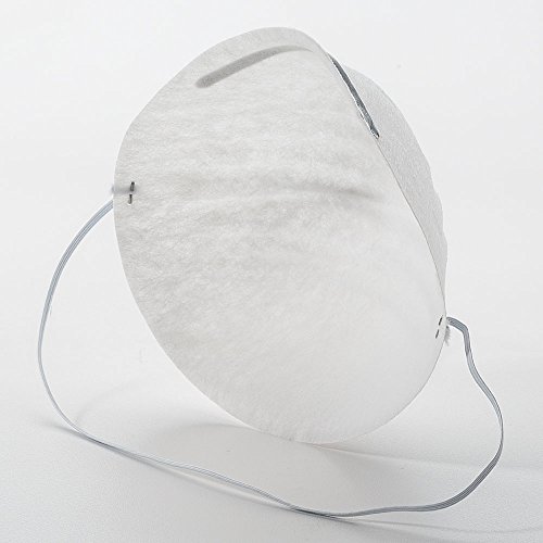 Mercer Industries D10002 Disposable Dust Masks with Adjustable Nose-Clip (50 Pack)