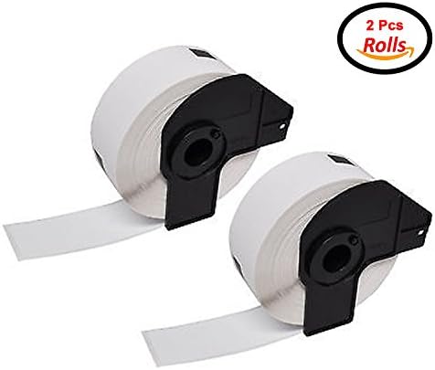 Compatible Brother DK-1203 P-Touch 17mm 87mm Standard Address 300 Labels Roll for Brother P Touch QL-500/QL-550/QL-560/QL-1050 ( Value Pack ) (2)