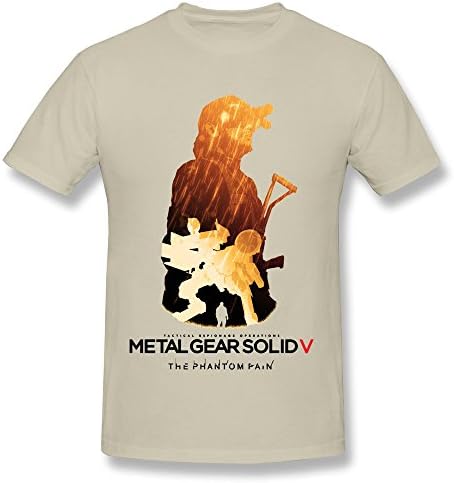 Men's Metal Gear Solid 5 Short Sleeve T Shirt Size XS Natural