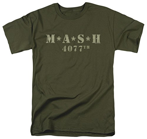 Distressed tv show logo -- mash adult t-shirt, medium,m…