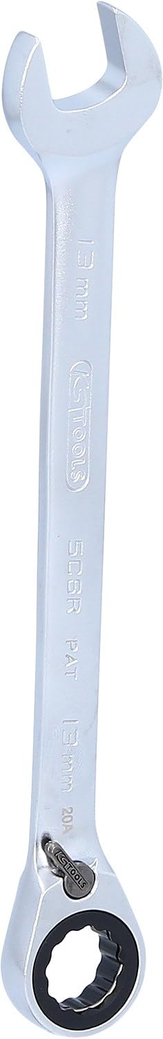 KS Tools Gear Plus 503.4913-E Combination Spanner with Ring, 13mm, on Base