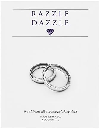 Razzle DazzleAll-Purpose Polishing Cloth with Coconut Oil, Set of 12