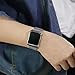 Letuboner Compatible for Apple Watch Band 38mm 40mm 42mm 44mm,Wristband Mesh Loop with Adjustable Magnetic Closure Replacement Bands for iWatch Series 1/2/3/4 (Silver, 38mm/40mm)