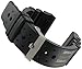24mm Dive Watch Band Strap Black Rubber with N.D. Limits fits Citizen Aqualand