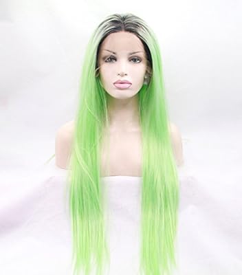 Haned The Lace Front Kylie Jenner Straight Hair Wigs For Women