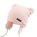 XIAOHAWANG Warm Baby Hat Cute Bear Toddler Earflap Beanie for Fall Winter (2-3 Years, A-Pink)