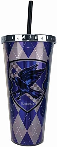 Botella De Agua Ravenclaw De Acero Inoxidable - 24 Oz, Color Negro - Harry Potter Coleccionable