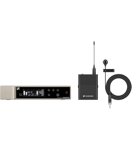 Amazon.com: Sennheiser EW-D ME2 Lavalier Microphone Set, Black