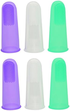 Cat &amp; Dog Soft Finger Toothbrush Dental Hygiene Brushes for Pets(pack of 6)