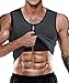 NonEcho Men Sauna Vest Hot Sweat Waist Trainer Corset Neoprene Tank Top Shapewear Slimming Shirt Workout Suit