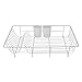 Home Basics 3 Piece Vinyl Coated Steel Dish Drainer, White