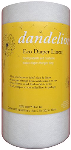 Dandelion Diapers Biodegradable Flushable Eco-Friendly