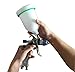 Muzata HVLP Gravity Feed Air Spray Tool 3 Nozzles 1.4mm 1.7mm 2.0mm, 600cc Cup